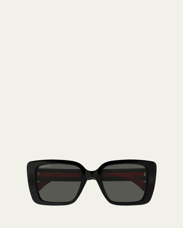 Recycled Acetate Rectangle Sunglasses